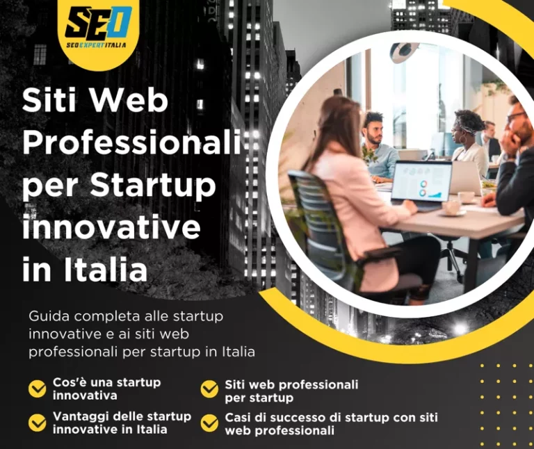 Siti Web Professionali per Startup innovative in Italia