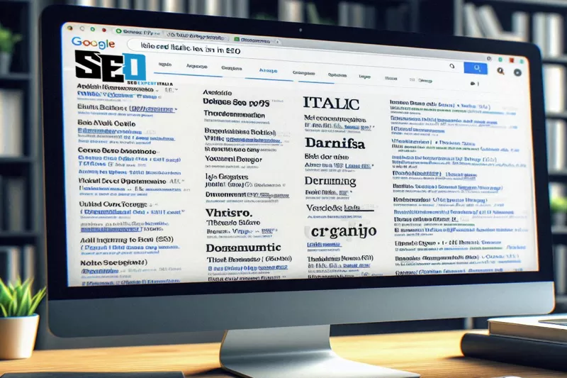 Testo italic e corsivo nella SEO