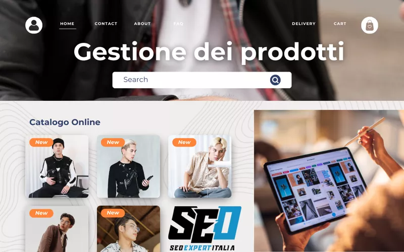 Gestione dei prodotti e del catalogo online